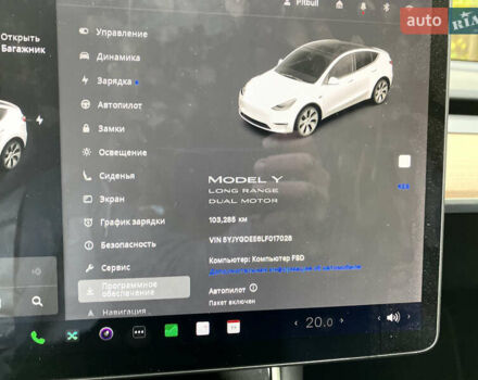Тесла Model Y 2020 в Виннице на Automoto.ua Белый Тесла Model Y, объемом двигателя 0 л и пробегом 102 тыс. км за 23500 $, фото 18 на Automoto.ua