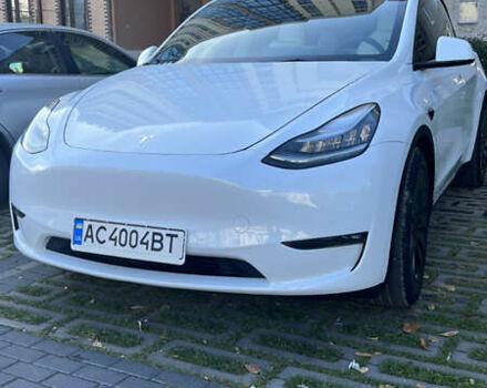 Белый Тесла Model Y, объемом двигателя 0 л и пробегом 63 тыс. км за 29000 $, фото 3 на Automoto.ua