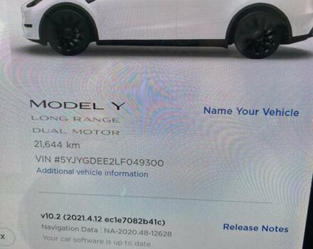 Білий Тесла Model Y, об'ємом двигуна 0 л та пробігом 21 тис. км за 19000 $, фото 71 на Automoto.ua