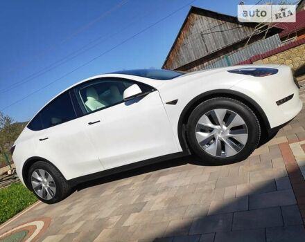 Белый Тесла Model Y, объемом двигателя 0 л и пробегом 49 тыс. км за 41900 $, фото 10 на Automoto.ua