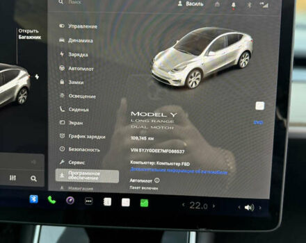 Білий Тесла Model Y, об'ємом двигуна 0 л та пробігом 100 тис. км за 21499 $, фото 23 на Automoto.ua