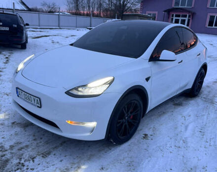 Белый Тесла Model Y, объемом двигателя 0 л и пробегом 97 тыс. км за 24900 $, фото 1 на Automoto.ua