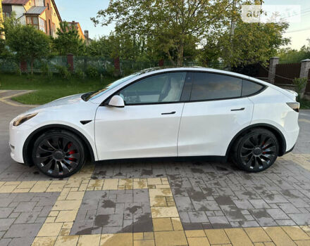 Білий Тесла Model Y, об'ємом двигуна 0 л та пробігом 45 тис. км за 32700 $, фото 19 на Automoto.ua