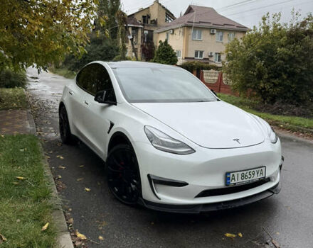 Белый Тесла Model Y, объемом двигателя 0 л и пробегом 62 тыс. км за 28500 $, фото 7 на Automoto.ua