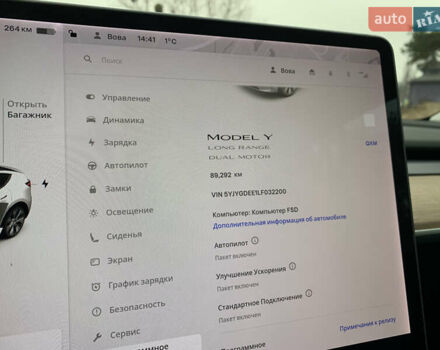 Белый Тесла Model Y, объемом двигателя 0 л и пробегом 89 тыс. км за 23500 $, фото 30 на Automoto.ua