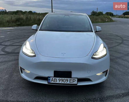 Белый Тесла Model Y, объемом двигателя 0 л и пробегом 45 тыс. км за 19500 $, фото 1 на Automoto.ua