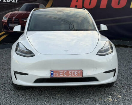 Білий Тесла Model Y, об'ємом двигуна 0 л та пробігом 100 тис. км за 21499 $, фото 1 на Automoto.ua
