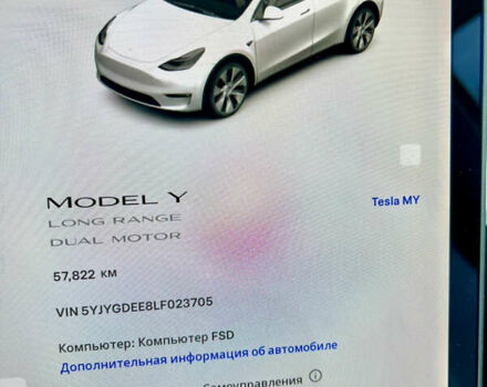 Белый Тесла Model Y, объемом двигателя 0 л и пробегом 57 тыс. км за 28500 $, фото 50 на Automoto.ua