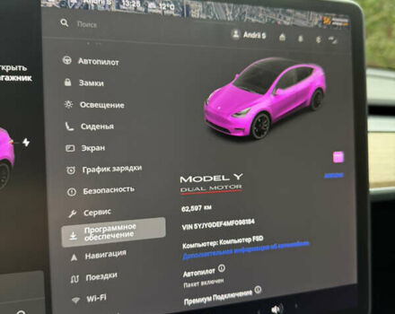 Белый Тесла Model Y, объемом двигателя 0 л и пробегом 62 тыс. км за 28500 $, фото 28 на Automoto.ua
