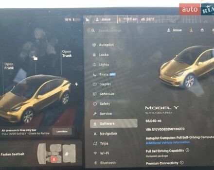 Белый Тесла Model Y, объемом двигателя 0 л и пробегом 105 тыс. км за 9600 $, фото 8 на Automoto.ua