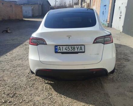 Белый Тесла Model Y, объемом двигателя 0 л и пробегом 76 тыс. км за 23000 $, фото 3 на Automoto.ua