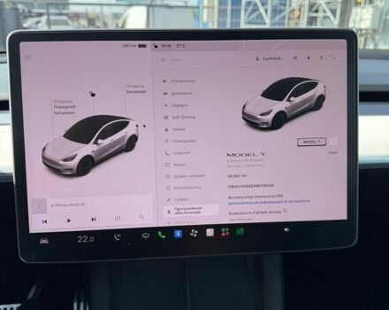 Белый Тесла Model Y, объемом двигателя 0 л и пробегом 95 тыс. км за 22990 $, фото 11 на Automoto.ua