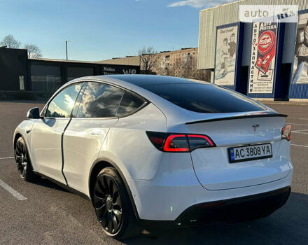 Білий Тесла Model Y, об'ємом двигуна 0 л та пробігом 37 тис. км за 33999 $, фото 4 на Automoto.ua