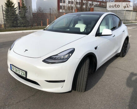 Білий Тесла Model Y, об'ємом двигуна 0 л та пробігом 44 тис. км за 38000 $, фото 14 на Automoto.ua