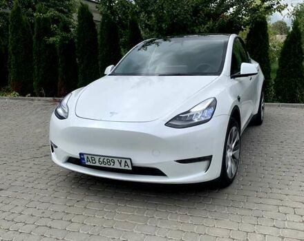 Белый Тесла Model Y, объемом двигателя 0 л и пробегом 40 тыс. км за 28600 $, фото 5 на Automoto.ua