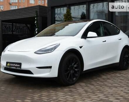 Білий Тесла Model Y, об'ємом двигуна 0 л та пробігом 50 тис. км за 32999 $, фото 3 на Automoto.ua