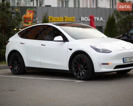 Белый Тесла Model Y, объемом двигателя 0 л и пробегом 55 тыс. км за 33000 $, фото 11 на Automoto.ua