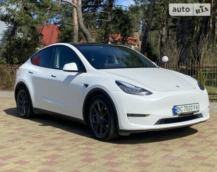 Білий Тесла Model Y, об'ємом двигуна 0 л та пробігом 80 тис. км за 34900 $, фото 19 на Automoto.ua