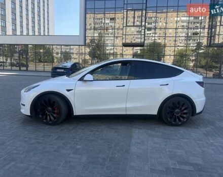 Белый Тесла Model Y, объемом двигателя 0 л и пробегом 40 тыс. км за 29000 $, фото 4 на Automoto.ua