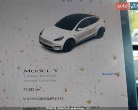 Тесла Model Y 2021 в Ровно на Automoto.ua Белый Тесла Model Y, объемом двигателя 0 л и пробегом 79 тыс. км за 15700 $, фото 9 на Automoto.ua