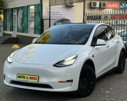 Тесла Model Y 2021 в Николаеве на Automoto.ua Белый Тесла Model Y, объемом двигателя 0 л и пробегом 80 тыс. км за 24999 $, фото 2 на Automoto.ua