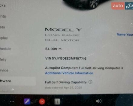 Тесла Model Y 2021 в Тернополе на Automoto.ua Белый Тесла Model Y, объемом двигателя 0 л и пробегом 84 тыс. км за 15800 $, фото 16 на Automoto.ua