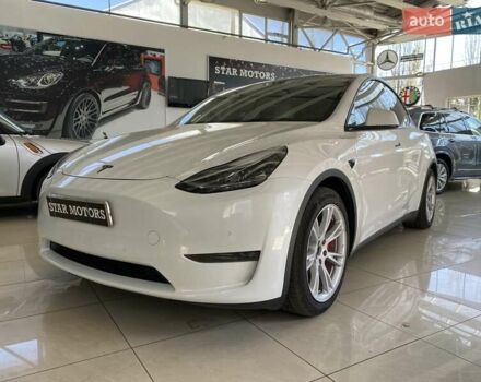 Белый Тесла Model Y, объемом двигателя 0 л и пробегом 58 тыс. км за 26300 $, фото 1 на Automoto.ua