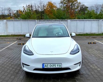 Тесла Model Y 2021 в Ирпене на Automoto.ua Белый Тесла Model Y, объемом двигателя 0 л и пробегом 80 тыс. км за 26700 $, фото 1 на Automoto.ua