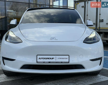 Белый Тесла Model Y, объемом двигателя 0 л и пробегом 78 тыс. км за 22900 $, фото 2 на Automoto.ua
