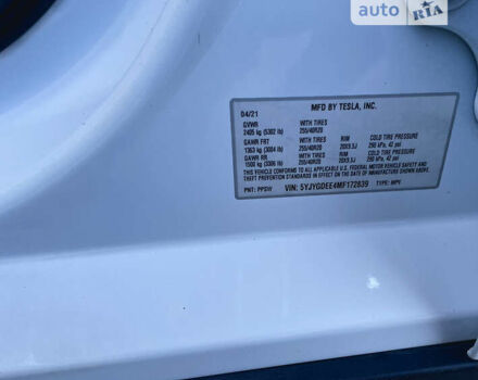 Білий Тесла Model Y, об'ємом двигуна 0 л та пробігом 97 тис. км за 34500 $, фото 47 на Automoto.ua