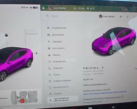 Белый Тесла Model Y, объемом двигателя 0 л и пробегом 61 тыс. км за 25950 $, фото 3 на Automoto.ua