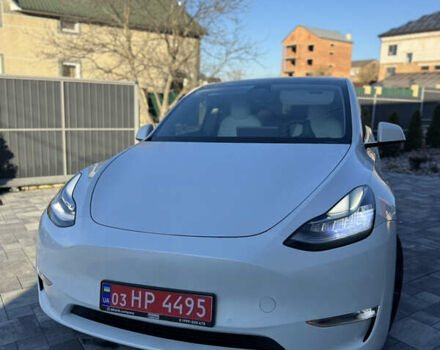 Белый Тесла Model Y, объемом двигателя 0 л и пробегом 74 тыс. км за 23500 $, фото 1 на Automoto.ua