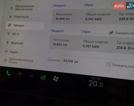 Білий Тесла Model Y, об'ємом двигуна 0 л та пробігом 58 тис. км за 26989 $, фото 18 на Automoto.ua