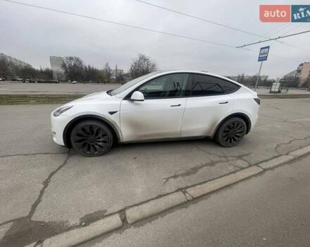 Білий Тесла Model Y, об'ємом двигуна 0 л та пробігом 49 тис. км за 26900 $, фото 2 на Automoto.ua