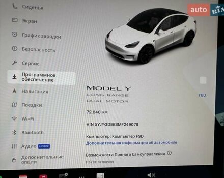 Тесла Model Y 2021 в Киеве на Automoto.ua Белый Тесла Model Y, объемом двигателя 0 л и пробегом 73 тыс. км за 29400 $, фото 40 на Automoto.ua