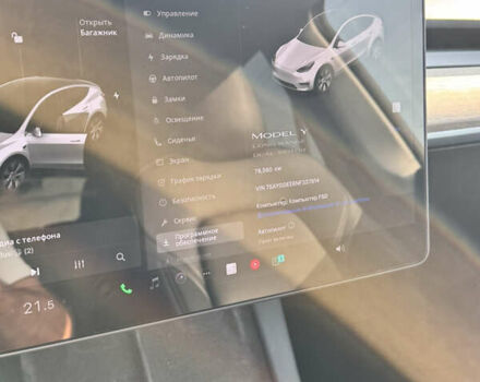 Белый Тесла Model Y, объемом двигателя 0 л и пробегом 79 тыс. км за 22900 $, фото 6 на Automoto.ua