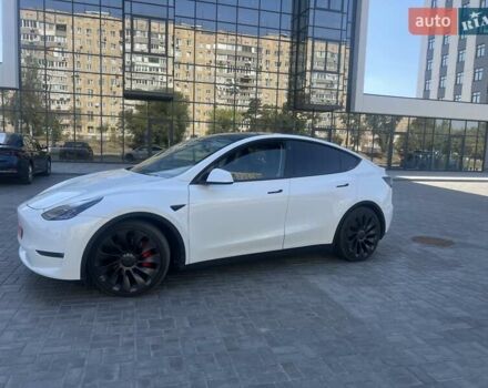 Белый Тесла Model Y, объемом двигателя 0 л и пробегом 40 тыс. км за 29000 $, фото 3 на Automoto.ua
