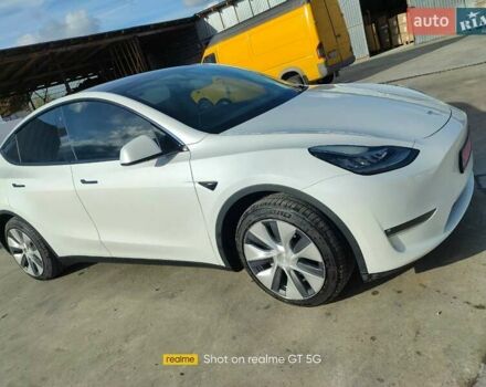 Тесла Model Y 2021 в Бориславе на Automoto.ua Белый Тесла Model Y, объемом двигателя 0 л и пробегом 87 тыс. км за 22200 $, фото 5 на Automoto.ua