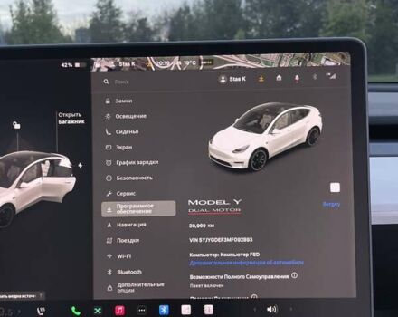 Белый Тесла Model Y, объемом двигателя 0 л и пробегом 39 тыс. км за 25999 $, фото 14 на Automoto.ua