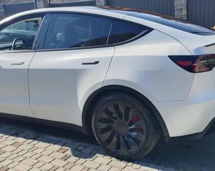 Белый Тесла Model Y, объемом двигателя 0 л и пробегом 38 тыс. км за 34200 $, фото 6 на Automoto.ua