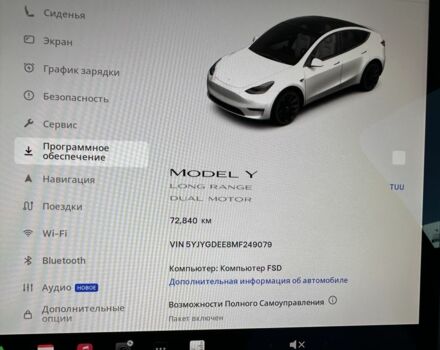 Білий Тесла Model Y, об'ємом двигуна 0 л та пробігом 73 тис. км за 29400 $, фото 19 на Automoto.ua