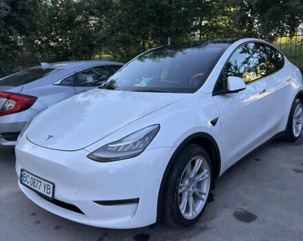 Белый Тесла Model Y, объемом двигателя 0 л и пробегом 92 тыс. км за 25200 $, фото 1 на Automoto.ua