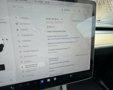 Белый Тесла Model Y, объемом двигателя 0 л и пробегом 92 тыс. км за 23500 $, фото 6 на Automoto.ua