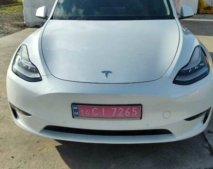 Тесла Model Y 2021 в Бориславе на Automoto.ua Белый Тесла Model Y, объемом двигателя 0 л и пробегом 87 тыс. км за 22200 $, фото 6 на Automoto.ua