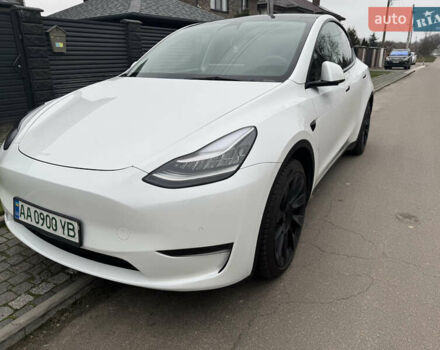 Белый Тесла Model Y, объемом двигателя 0 л и пробегом 47 тыс. км за 29500 $, фото 7 на Automoto.ua