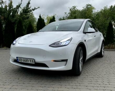Белый Тесла Model Y, объемом двигателя 0 л и пробегом 40 тыс. км за 28600 $, фото 1 на Automoto.ua