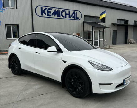 Белый Тесла Model Y, объемом двигателя 0 л и пробегом 76 тыс. км за 26700 $, фото 5 на Automoto.ua