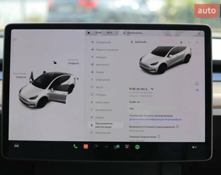 Білий Тесла Model Y, об'ємом двигуна 0 л та пробігом 9 тис. км за 53900 $, фото 18 на Automoto.ua