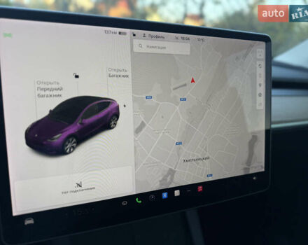 Тесла Model Y 2021 в Хмельницком на Automoto.ua Белый Тесла Model Y, объемом двигателя 0 л и пробегом 83 тыс. км за 25499 $, фото 79 на Automoto.ua