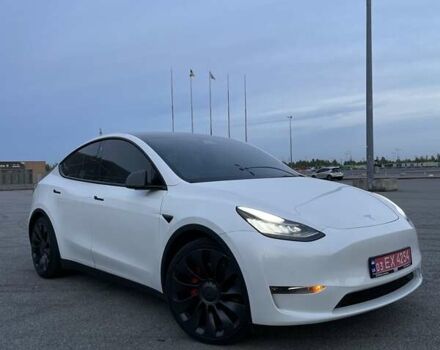 Белый Тесла Model Y, объемом двигателя 0 л и пробегом 39 тыс. км за 25999 $, фото 17 на Automoto.ua